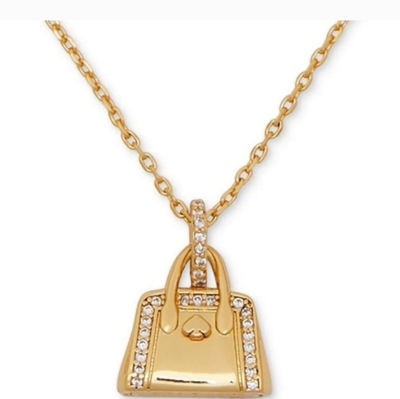 kate spade Jewelry - 🔹️Kat Spade🔹️ Hit the Town Purse  Pendant Necklace, 16" + 3" extender